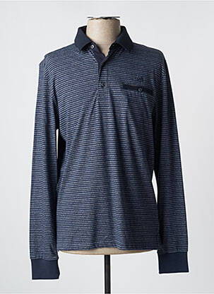 Polo bleu MONTE CARLO pour homme