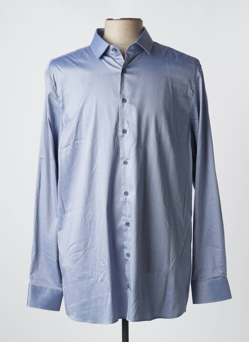 Chemise manches longues bleu OLYMP pour homme