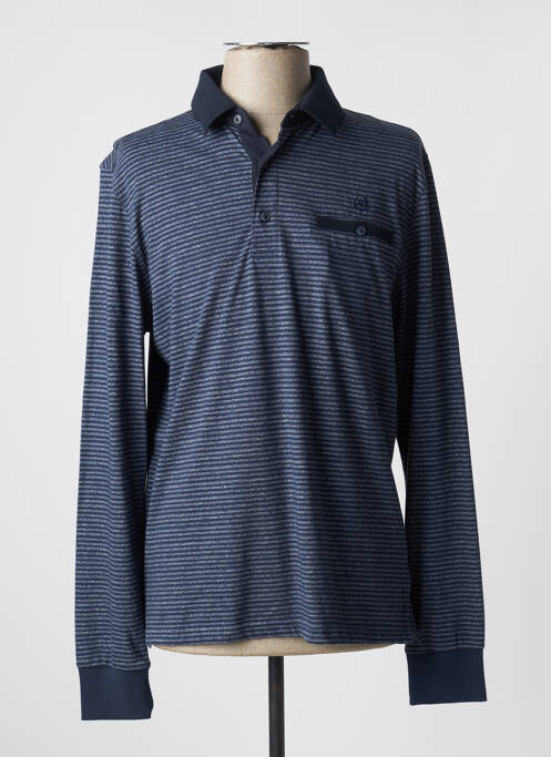 Polo bleu MONTE CARLO pour homme