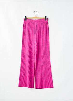 Pantalon flare taille élastique taille élastique violet PLEASE fille