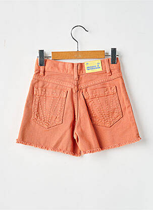 Short coupe droite orange HUNDRED PIECES enfant