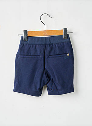 Bermuda fermeture zippée sous rabat boutonné bleu HUGO BOSS garçon