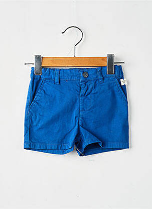 Short poches taille élastique bleu CARREMENT BEAU garçon