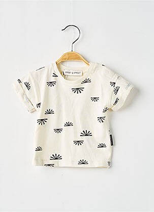 T-shirt tissage jersey manches courtes beige SPROET & SPROUT garcon