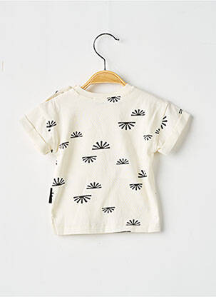 T-shirt tissage jersey manches courtes beige SPROET & SPROUT garçon