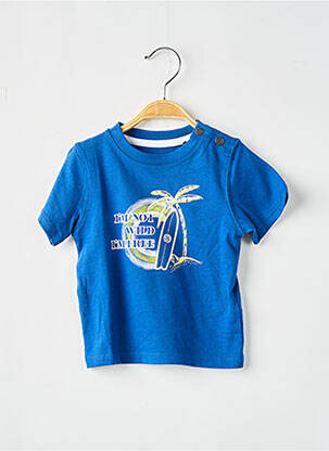 T-shirt tissage jersey manches courtes bleu TIMBERLAND garcon