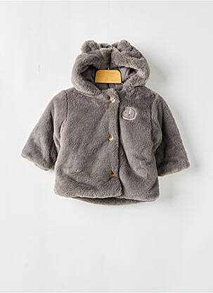 Manteau court gris NOUKIE'S pour fille