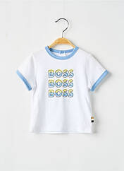 T-shirt blanc HUGO BOSS pour garçon seconde vue