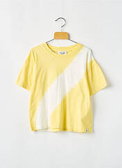 T-shirt jaune FINGER pour garçon seconde vue