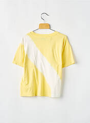 T-shirt jaune FINGER pour garçon seconde vue