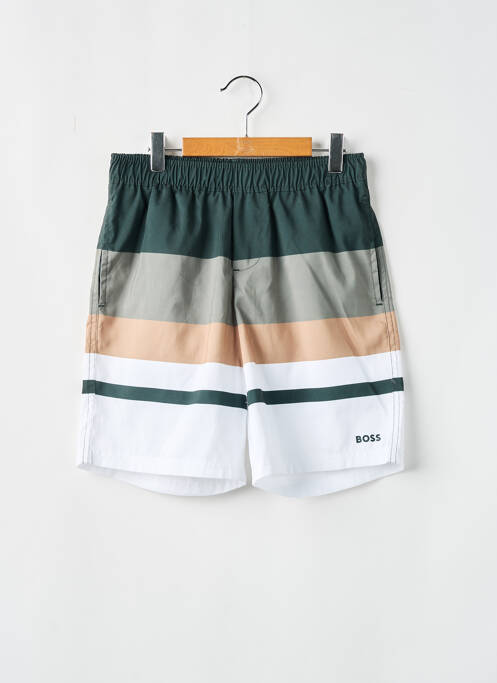 Short de bain vert HUGO BOSS pour garçon