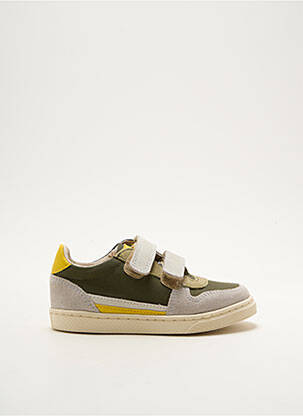Baskets nubuck bout rond vert TEN IS garçon