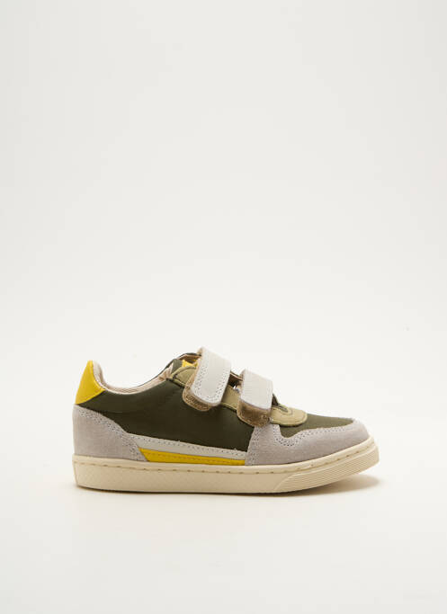 Baskets nubuck bout rond vert TEN IS garcon