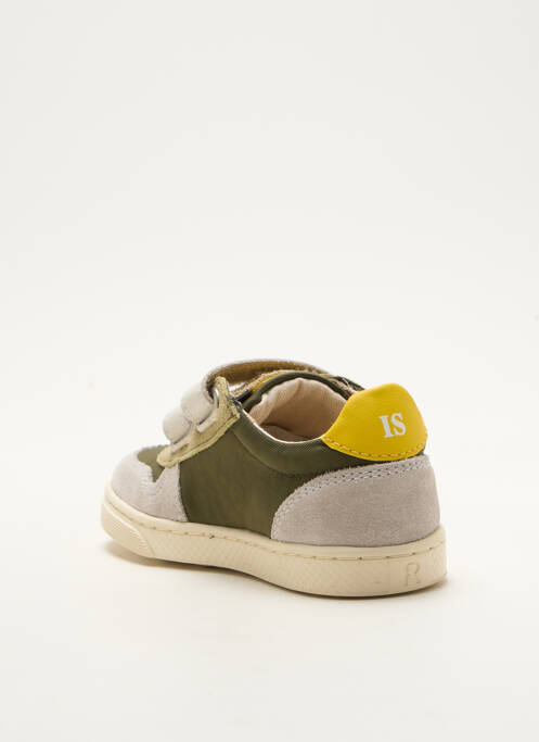 Baskets nubuck bout rond vert TEN IS garcon