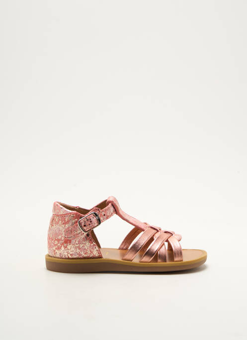 Sandales/Nu pieds rose POM D'API pour fille