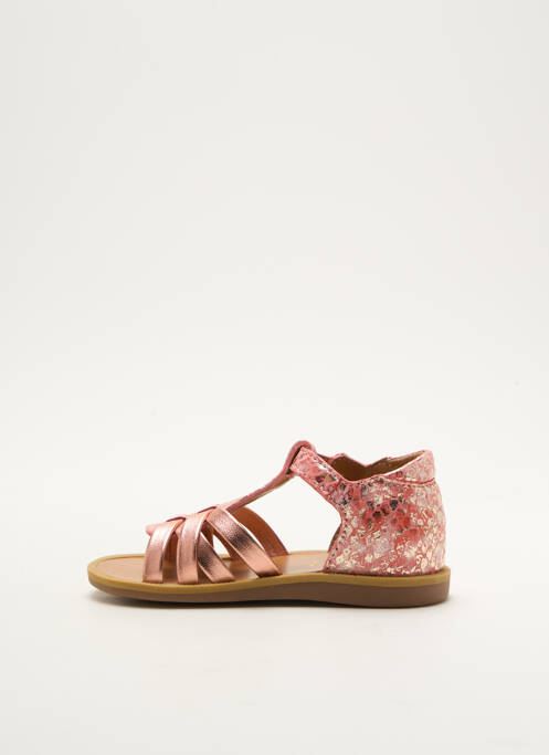 Sandales/Nu pieds rose POM D'API pour fille