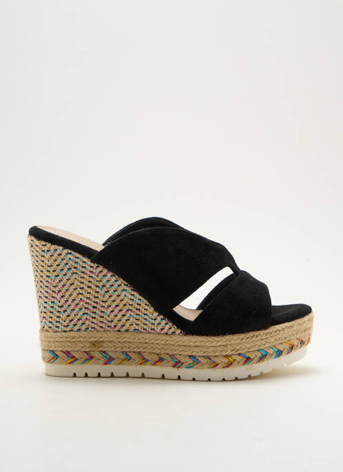 Espadrilles noir CASSIS COTE D'AZUR pour femme