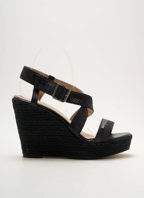 Espadrilles noir CASSIS COTE D'AZUR pour femme