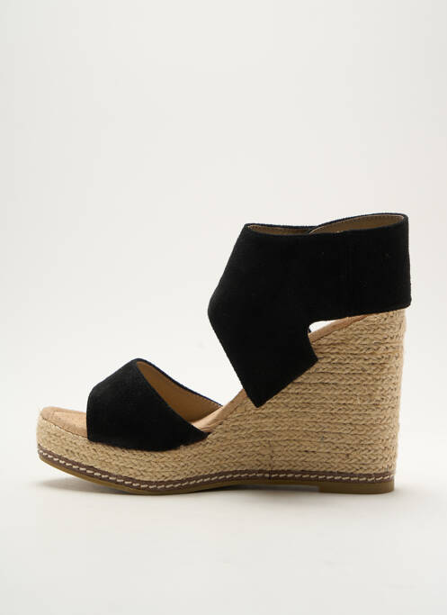 Espadrilles fermeture boucle(s) talon haut de 10cm et plus noir CASSIS COTE D'AZUR femme