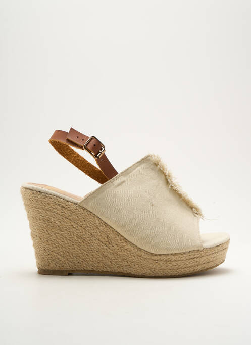 Espadrilles beige CASSIS COTE D'AZUR pour femme