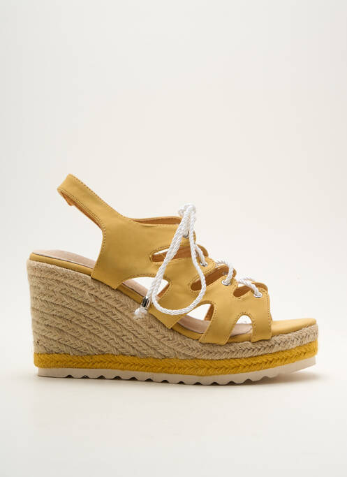 Espadrilles jaune CASSIS COTE D'AZUR pour femme