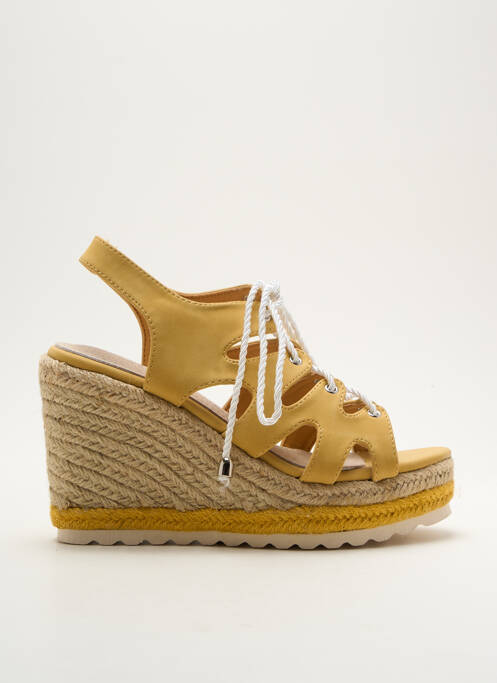 Espadrilles jaune CASSIS COTE D'AZUR pour femme