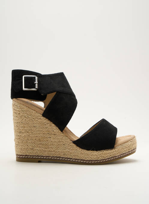 Espadrilles noir CASSIS COTE D'AZUR pour femme