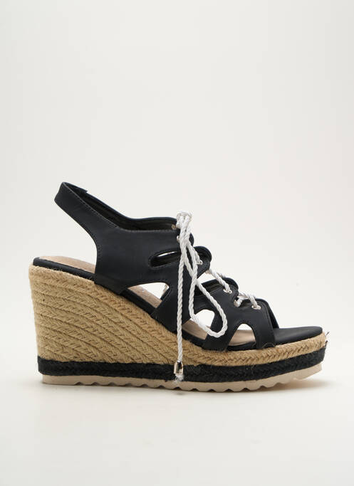 Espadrilles noir CASSIS COTE D'AZUR pour femme