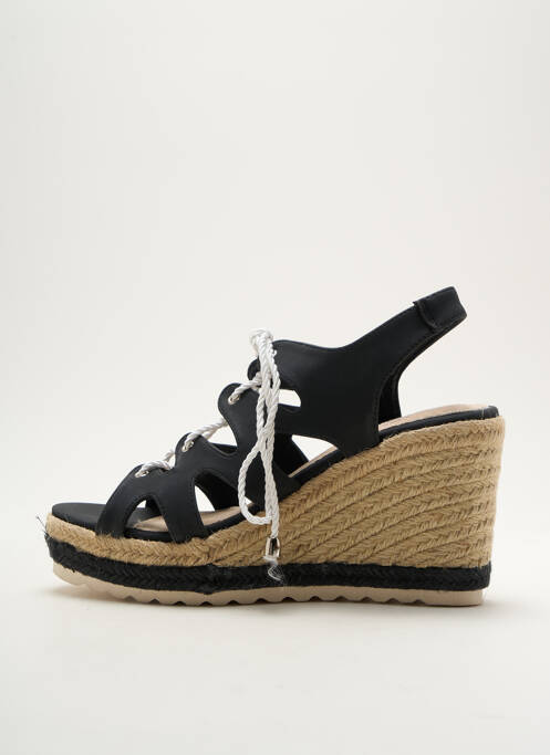 Espadrilles noir CASSIS COTE D'AZUR pour femme