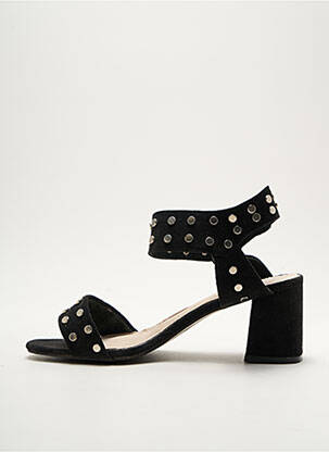 Sandales/nu pieds type de semelle amortissante talon de 4 à 6cm noir CASSIS COTE D'AZUR femme
