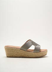 Espadrilles argent CASSIS COTE D'AZUR pour femme seconde vue