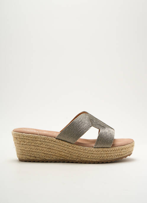 Espadrilles argent CASSIS COTE D'AZUR pour femme