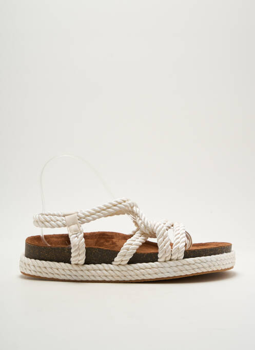 Sandales/Nu pieds blanc CASSIS COTE D'AZUR pour femme