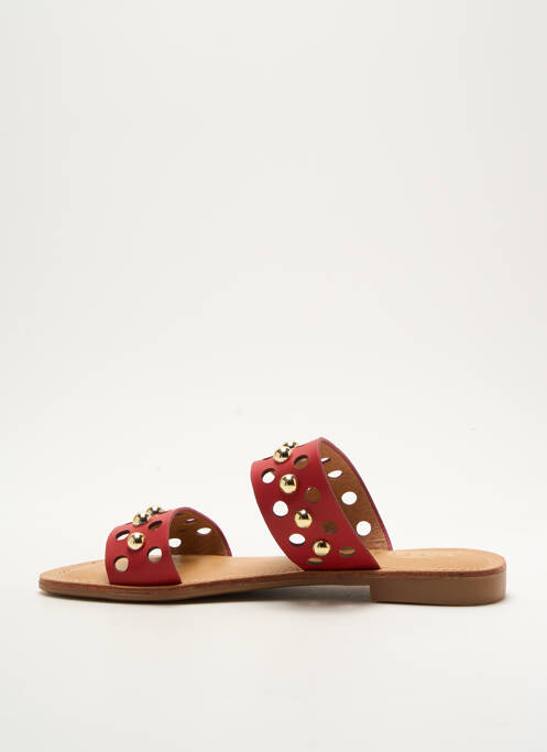 Mules/Sabots rouge CASSIS COTE D'AZUR pour femme