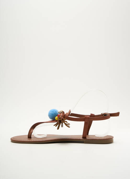 Tongs marron CASSIS COTE D'AZUR pour femme