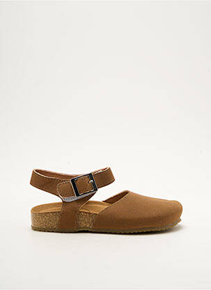 Sandales/nu pieds bout rond bout rond marron BABY MOCS fille