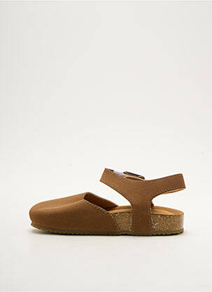 Sandales/nu pieds bout rond bout rond marron BABY MOCS fille