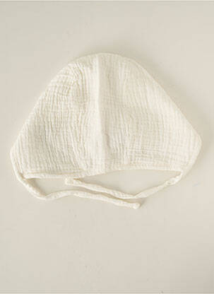 Chapeau fermeture liens à nouer blanc EMILE ET IDA enfant