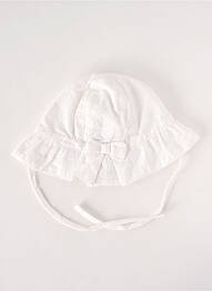 Chapeau tissage popeline blanc ABSORBA enfant
