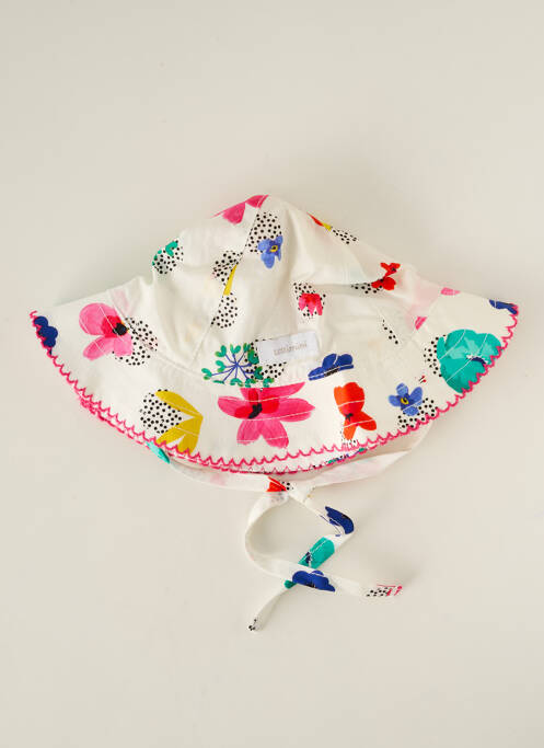 Chapeau blanc CATIMINI pour fille