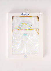 Body lingerie blanc ABSORBA pour fille seconde vue