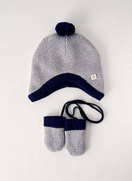 Bonnet doublure gris CARREMENT BEAU garcon