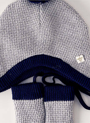 Bonnet doublure gris CARREMENT BEAU garçon