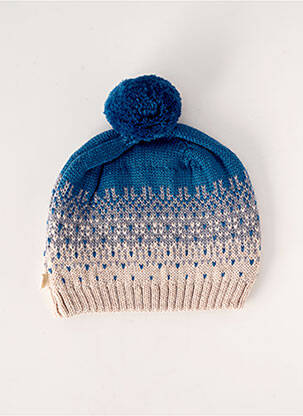 Bonnet imprimé fantaisie bleu LES PETITES CHOSES garçon