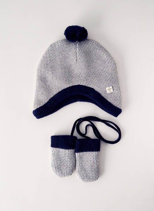 Bonnet doublure gris CARREMENT BEAU garcon