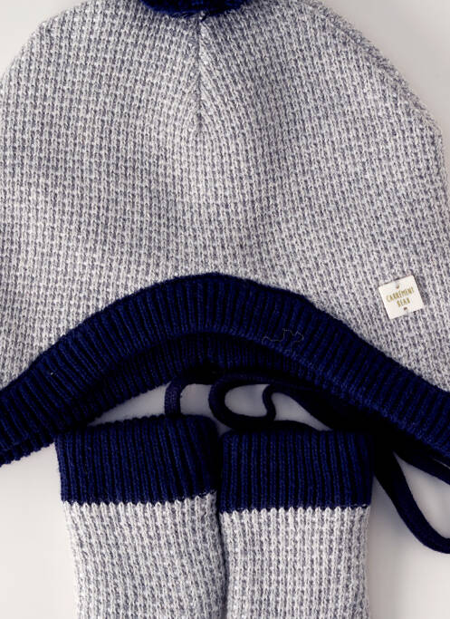 Bonnet doublure gris CARREMENT BEAU garcon