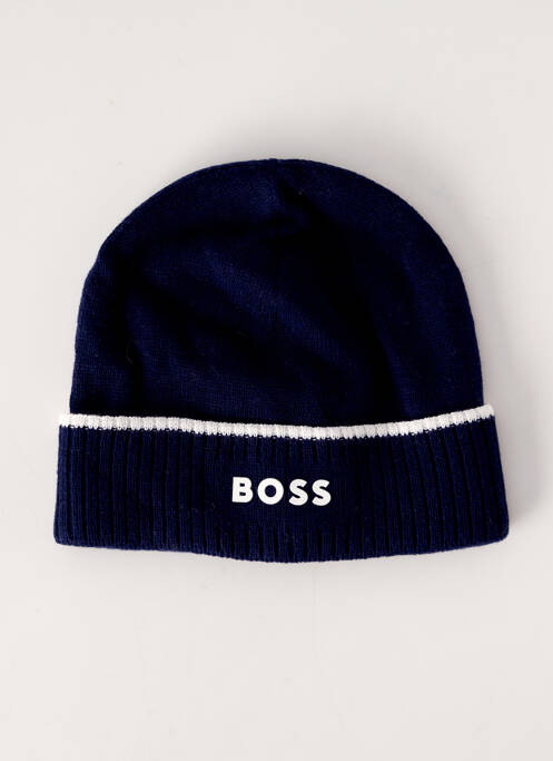 Bonnet bleu HUGO BOSS pour garçon