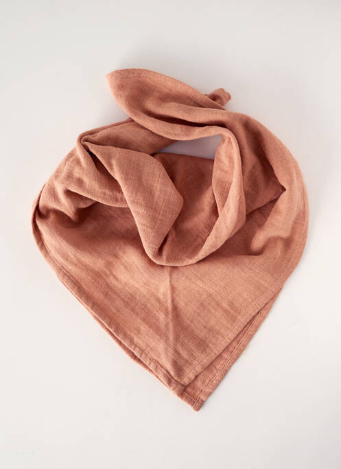 Foulard rose ORGANIC BY FELDMAN pour fille