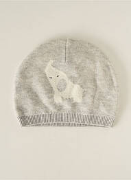 Bonnet maille fine gris NOUKIE'S enfant