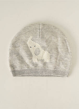 Bonnet maille fine gris NOUKIE'S enfant